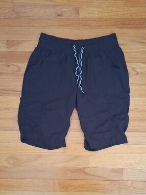 Brisas Womens Black Pull On Shorts Hiking Shorts Long Shorts L Large